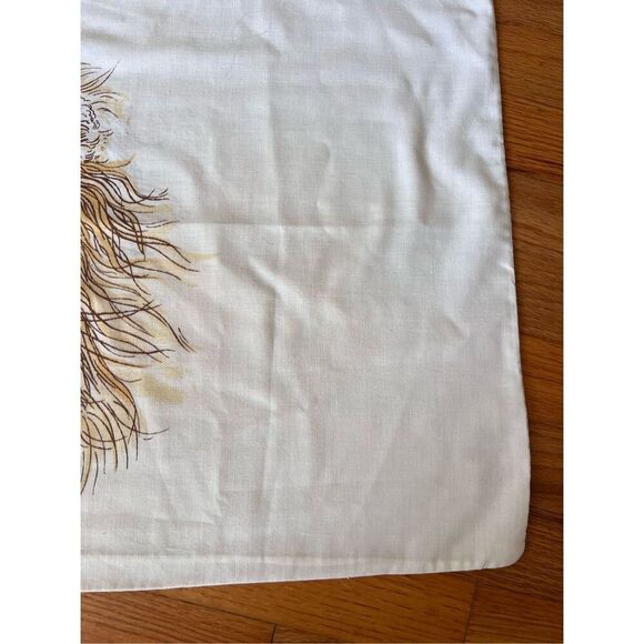 Vintage 1980s Lion Pillowcase - Picture 5 of 6